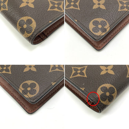 Louis Vuitton Bifold Wallet Monogram Portefeuille Brother Teinitials