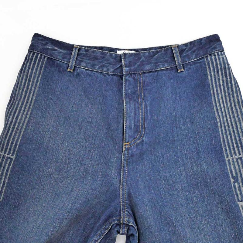 Dior Denim Wide Pants 522p55a3073 Blue Size 34 Women's Clothing
