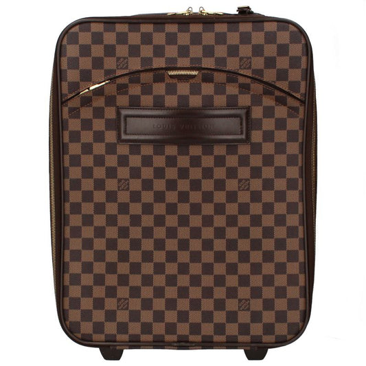 Louis Vuitton Pegase 45 N23293 Damier Ladies Suitcase Brown Excellent Condition