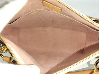 Louis Vuitton V Tote BB 2WAY Handbag Monogram Rose Ballerine Brown M43967