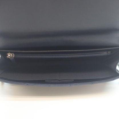 Chanel No 20 Navy Lambskin Boy Chanel Silver Hardware Chain Wallet Chain Long