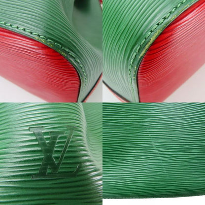 Louis Vuitton Shoulder Bag Petite Noe M44147 Epi Leather Green Red Gold