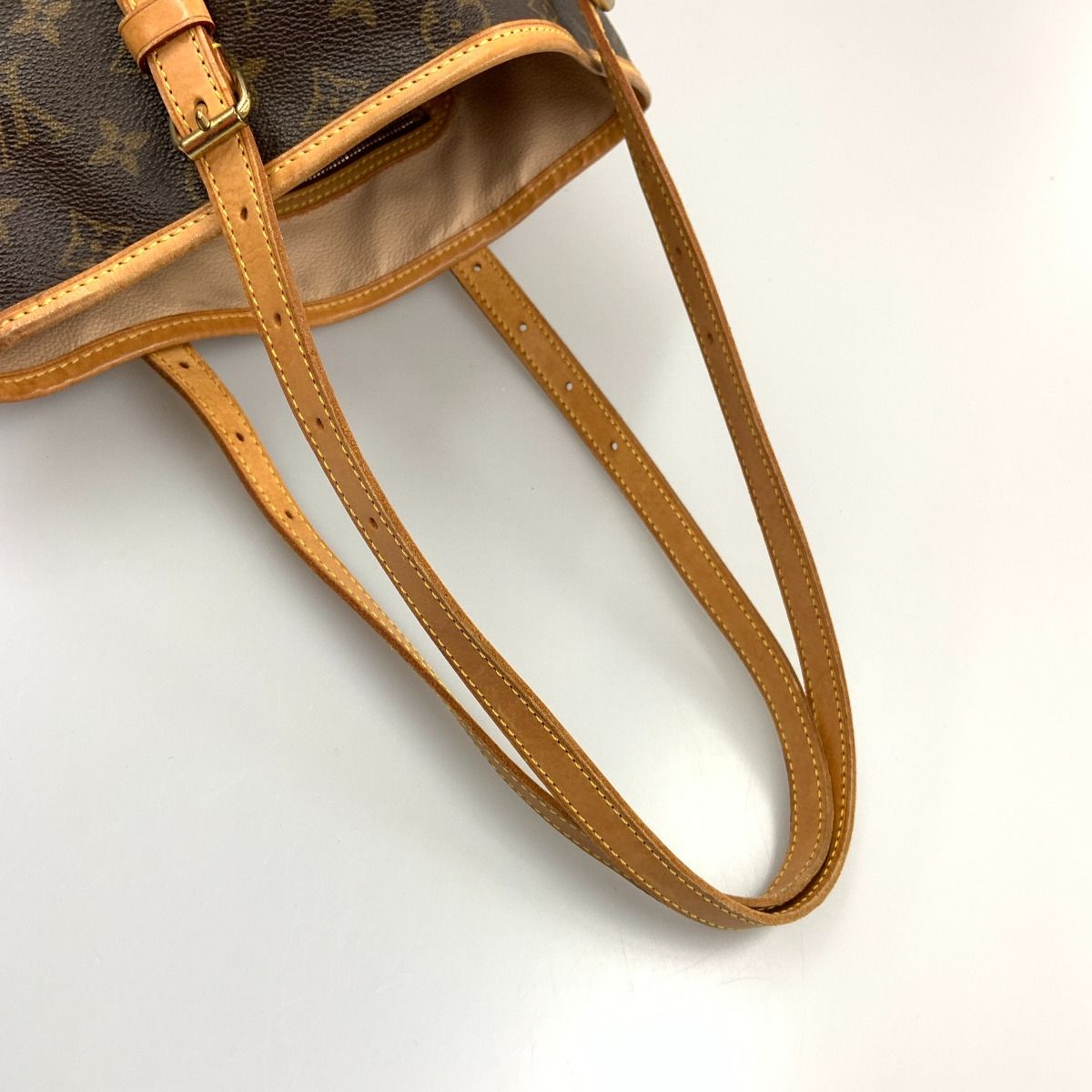 Louis Vuitton Monogram Bucket GM Shoulder Bag M42236 Brown