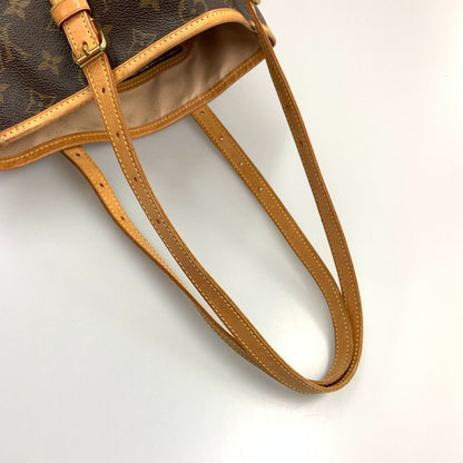 Louis Vuitton Monogram Bucket GM Shoulder Bag M42236 Brown