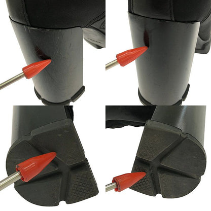 Prada Leather And Nylon Ankle Boots Plate Nylon Switch Leather Heeled Boots