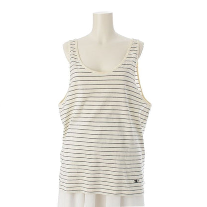 Celine Triomphe Striped Tank Top 2x393680i Ivory L