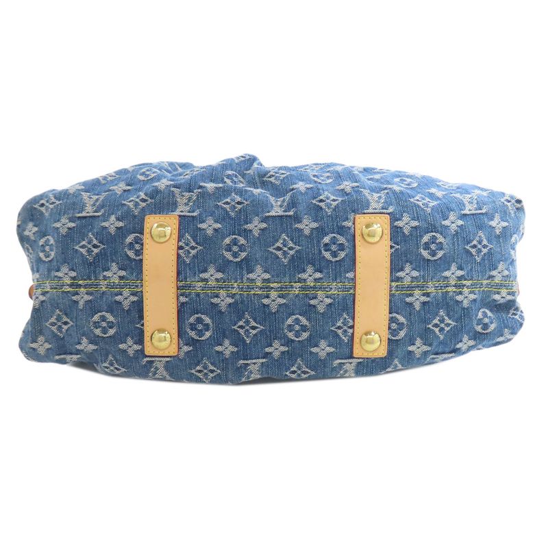 Louis Vuitton M95349 Neo-kavi MM Handbag Denim Women