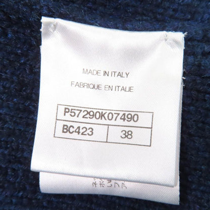 CHANEL 17B P57290k07490 Gabrielle COCO 100% Cashmere Coco Mark Button Knit Coat