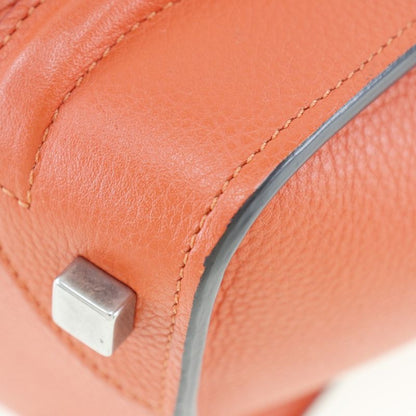 Celine Luggage Micro Shopper 167793dru.27 Leather Vermilion Ladies Handbag