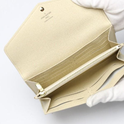 Louis Vuitton N63208 Damier Azure Long Wallet Portefeuille And Sarah Long