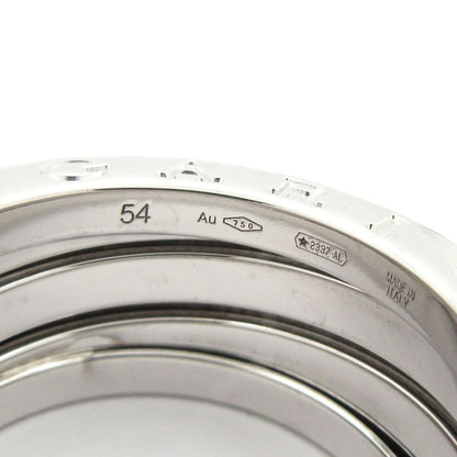 Bvlgari Ring 54 B-zero1 3 Band Ring 18K White Gold X Diamond Demi-pave Diamonds