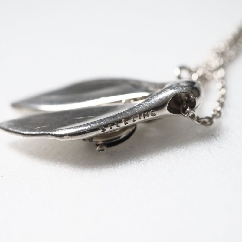 Tiffany & Co Tiffany & Co Vintage Necklace Whaletail Leaf Star Ring Silver