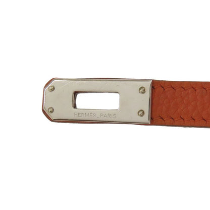 Hermes Birkin 25 Silver Hardware Handbag Togo Women