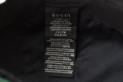 Gucci Baseball Cap Hat Gucci GG Black Red Green 200035 Kqwbg 1060 Size M 58cm
