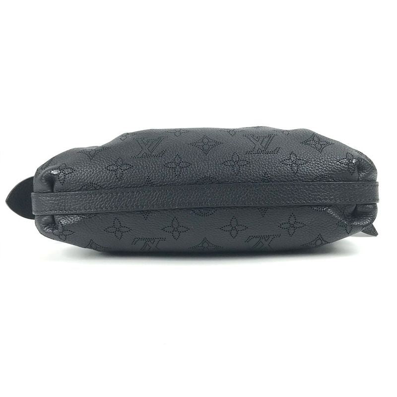 Louis Vuitton Shoulder Bag Scala Mini M80093 Monogram Mahina Leather Noir Black