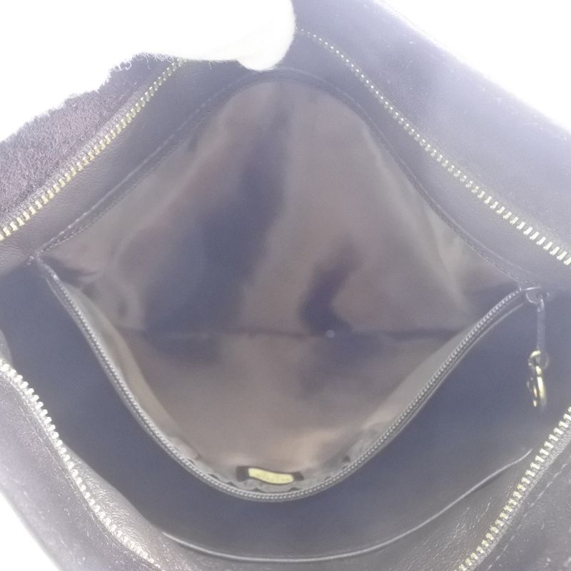 Chanel Chain Shoulder Fringe Suede Brown Women Shoulder Bag