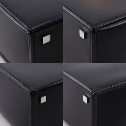 Hermes Cinetic 2WAY Leather Black A Women's Shoulder Bag