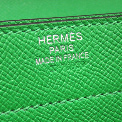 Hermes Sac A Depeches 38 Vaux Epson Bamboo Silver Hardware T Engraved Briefcase