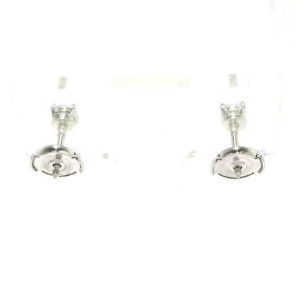 Tiffany & Co Earrings Solitaire Pt950 X Diamonds 2 Total Diamonds (1 Diamond