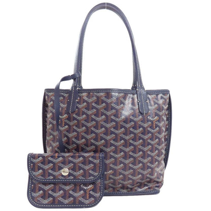 Goyard Ange Mini Reversible Handbag PVC Calf Women