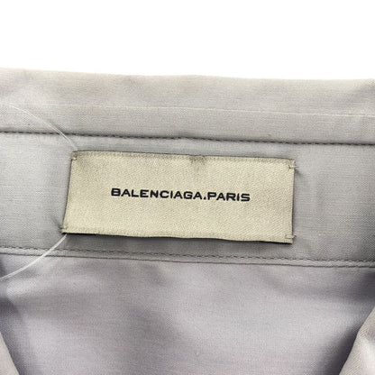 Balenciaga Cotton Stretch Dress Shirt Grayish 38