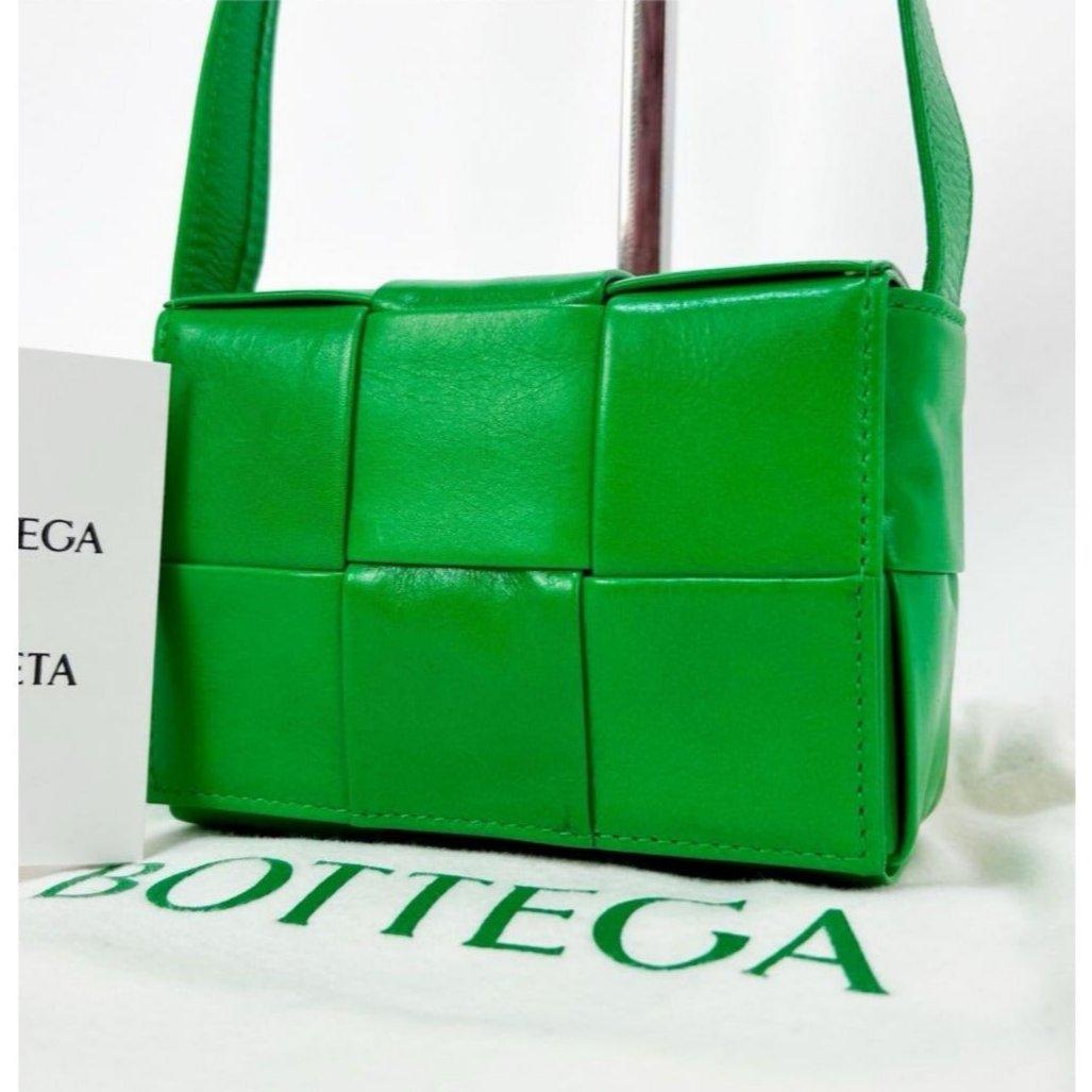 Authentic Bottega Veneta Maxi Intrecciato Extra Mini Cassette Crossbody Bag Tote - The Reluxe