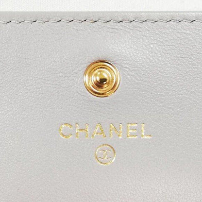 Authentic CHANEL 19 CC Lambskin Wallet Chain WOC Shoulder Crossbody Bag Leather - The Reluxe