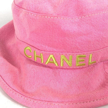 Authentic CHANEL Bucket Hat Aqua Blue Green Cotton Denim - The Reluxe