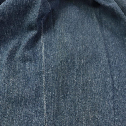 Authentic CHANEL CC 07C Denim Sleeveless Short Dress Blue Vintage Pleated 40 - The Reluxe