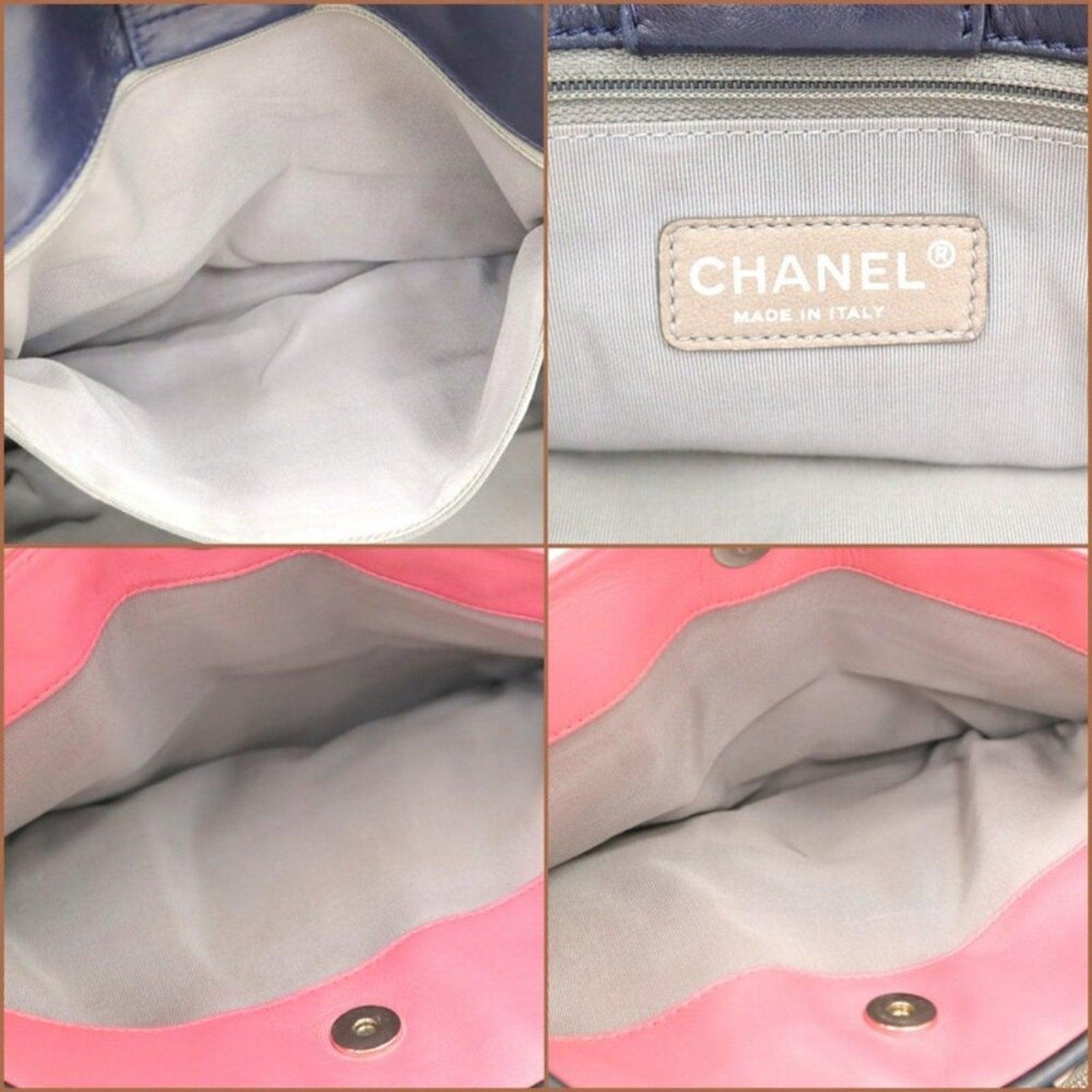 Authentic CHANEL CC Lambskin Executive Cerf Shopper Large Tote Pink - The Reluxe