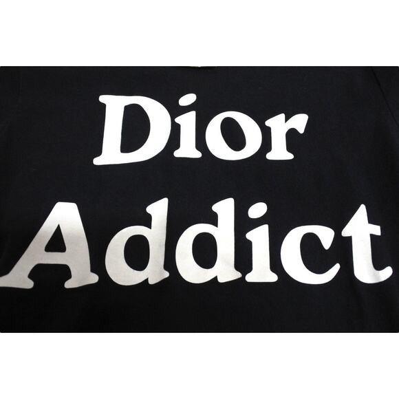 Authentic Christian Dior Dior Addict Galliano Short Sleeve Top Shirt Black - The Reluxe