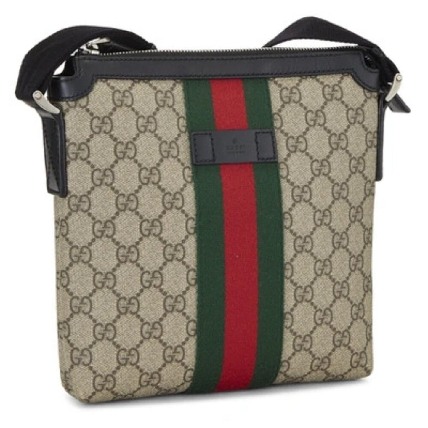 Authentic Gucci GG Canvas Messenger Bag Crossbody Shoulder Bag Hand Bag Tote - The Reluxe