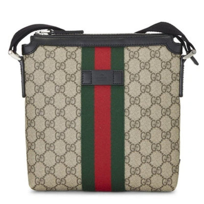 Authentic Gucci GG Canvas Messenger Bag Crossbody Shoulder Bag Hand Bag Tote - The Reluxe