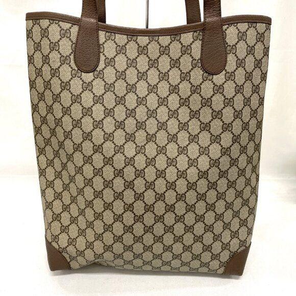 Authentic Gucci GG Marmont Sherry Large Tote Canvas Ophidia Shoulder Bag Handbag - The Reluxe