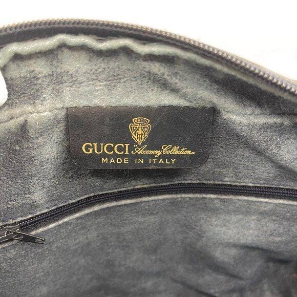 Authentic Gucci GG Supreme Navy Monogram Crossbody Sherry Canvas Shoulder Bag - The Reluxe