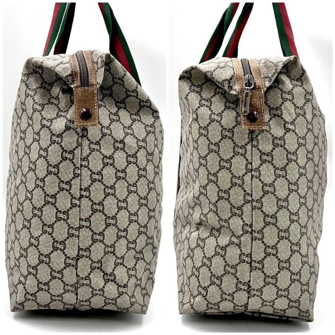 Authentic Gucci GG Supreme XL Duffle Sherry Tote Monogram Handbag Shoulder Bag - The Reluxe