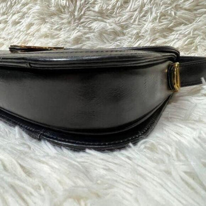 Authentic Gucci GG Vintage Ophidia Sherry Crossbody Bag Leather Black Purse Tote - The Reluxe