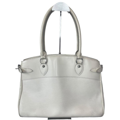 Authentic Louis Vuitton Epi Leather Passy PM White Ivory Hand Bag Tote - The Reluxe