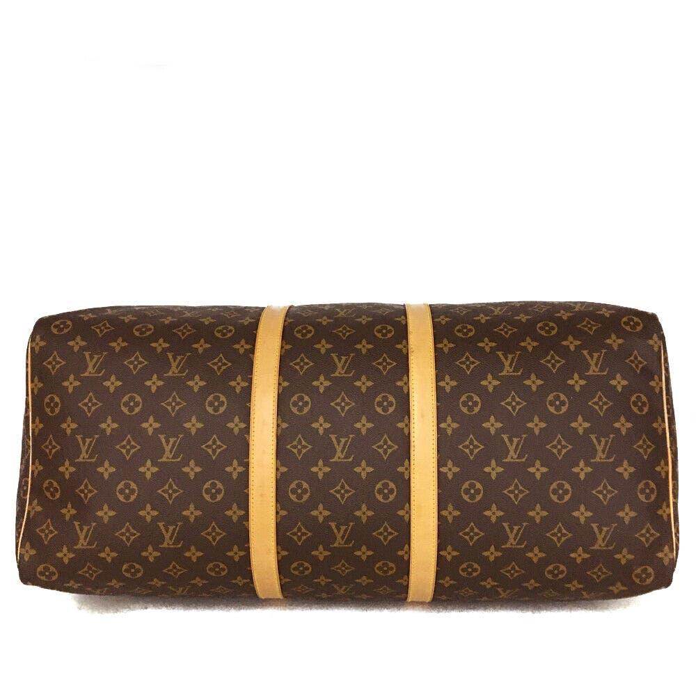 Authentic Louis Vuitton Keepall 60 Bandoulière Monogram Boston Travel Bag Duffle - The Reluxe