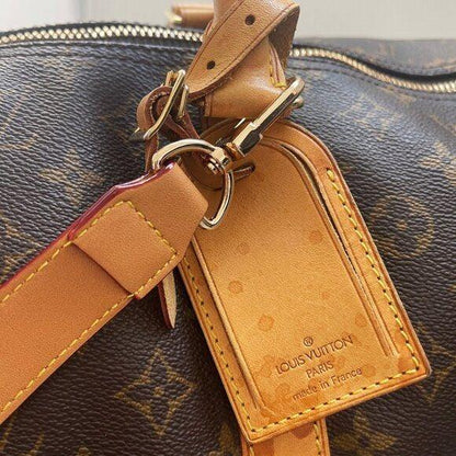 Authentic Louis Vuitton Keepall 60 Bandoulière Monogram Boston Travel Bag Duffle - The Reluxe