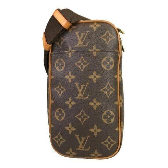 Authentic Louis Vuitton Monogram Gange Pochette Crossbody Bag Bum Shoulder Waist - The Reluxe