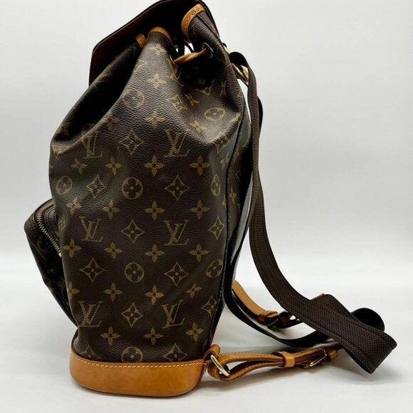 Authentic Louis Vuitton Monogram Montsouris GM Backpack Bag LV - The Reluxe