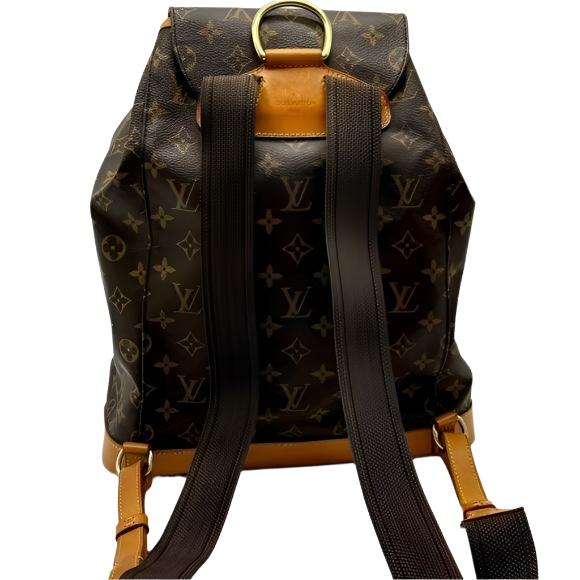 Authentic Louis Vuitton Monogram Montsouris GM Backpack Bag LV - The Reluxe