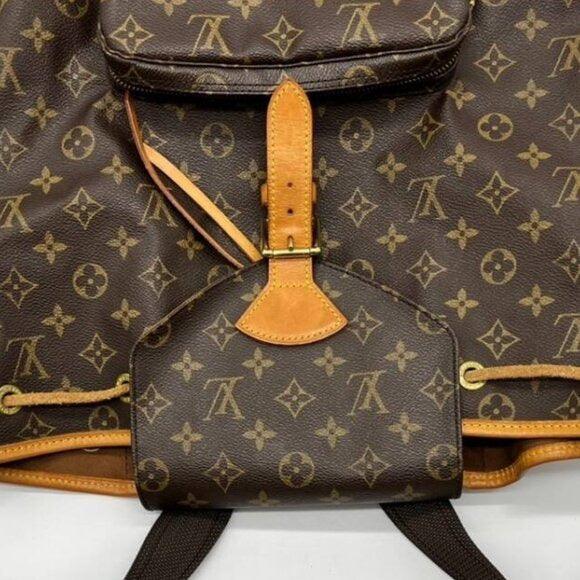 Authentic Louis Vuitton Monogram Montsouris GM Backpack Bag LV - The Reluxe