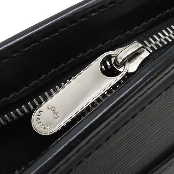 Louis Vuitton Tote Bag Madeleine GM Epi Leather Black Silver Hardware Black