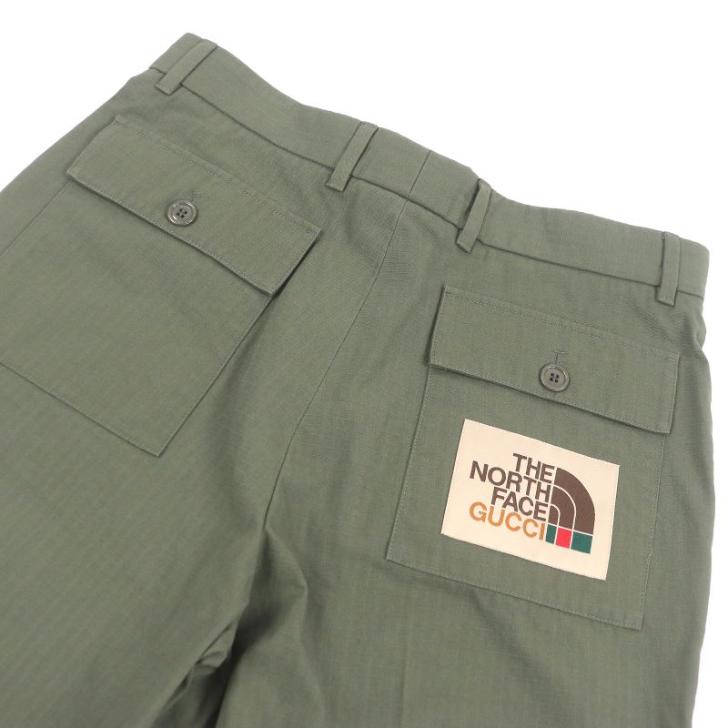 Gucci The North Face Gucci The North Face 21SS 643129 Cargo Pants Khaki 44 Made