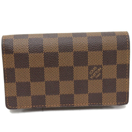 Louis Vuitton L-shaped Zipper Folding Wallet With Coin Purse Damier Portefeuille