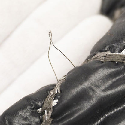 Chanel Shoulder Bag Paris Visance Nylon Black Silver Hardware Women