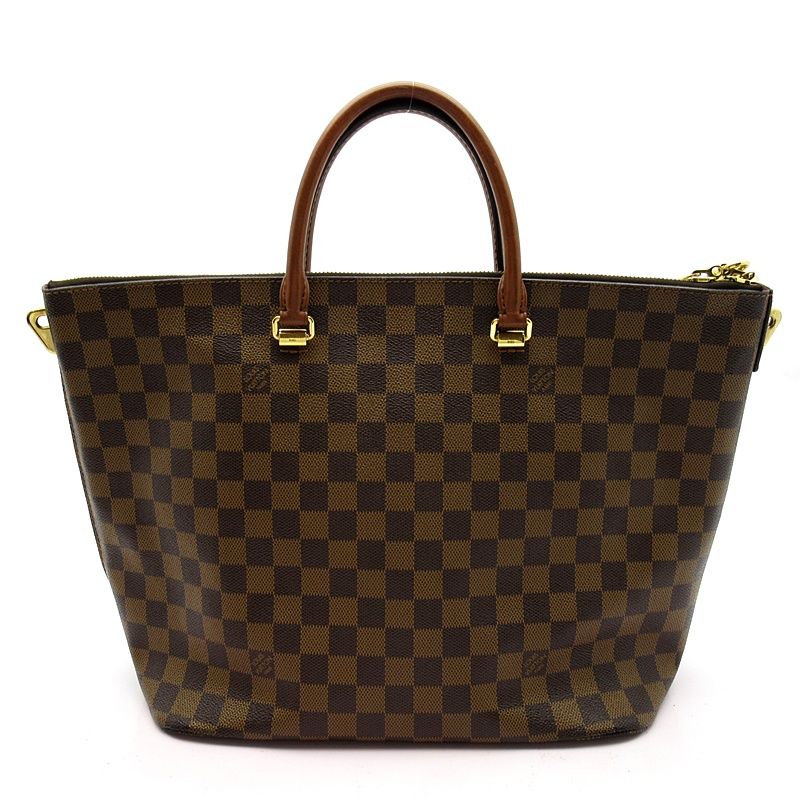 Louis Vuitton Belmont N63169 Damier Women's Tote Bag Brown Excellent Condition