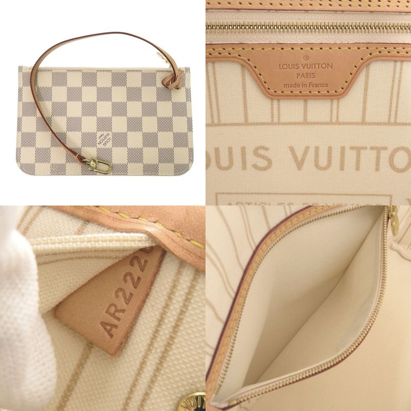 Louis Vuitton Neverfull PM Damier Azure N41362 Tote Bag LV 1042 Louis Vuitton